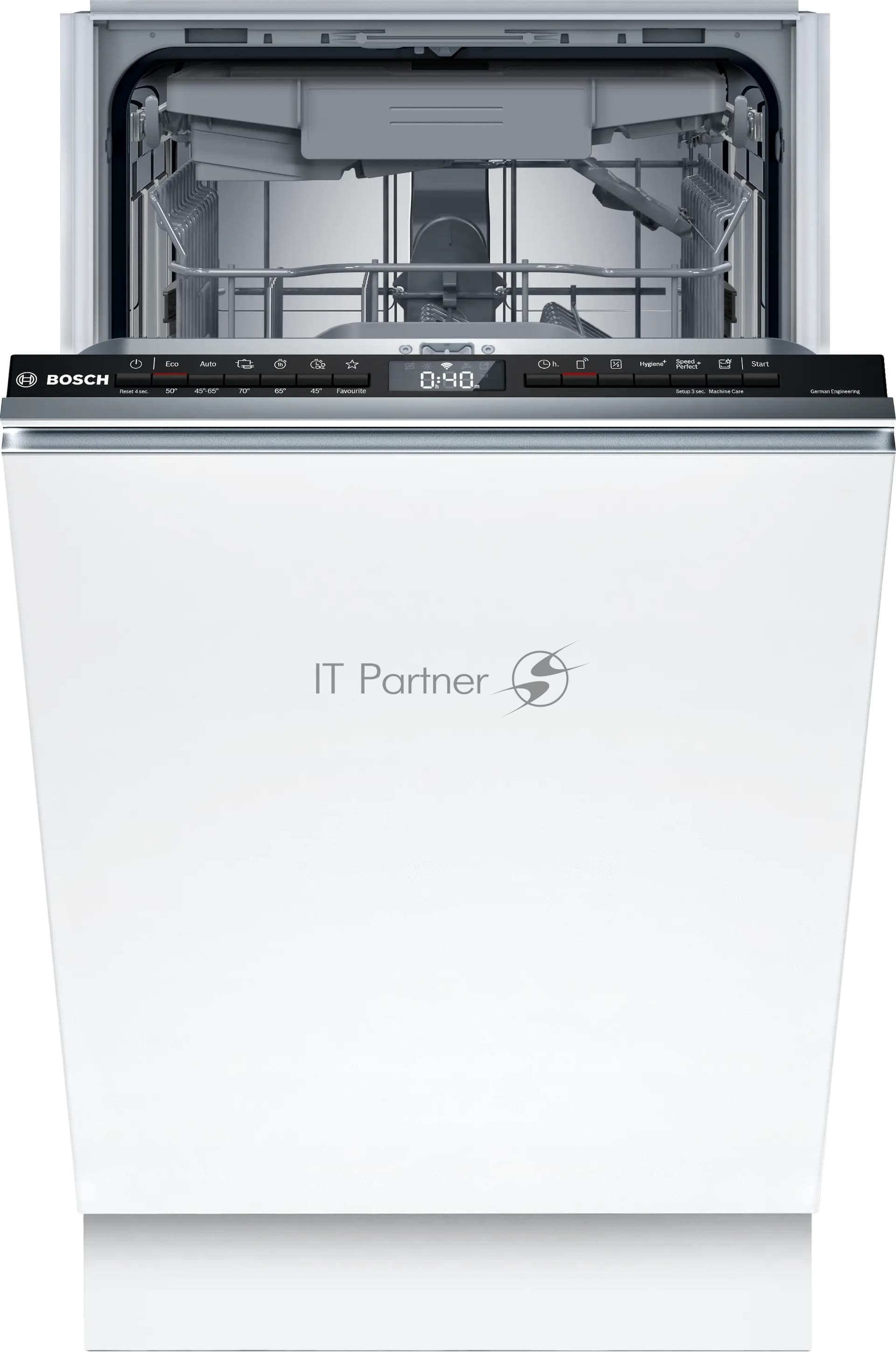 BOSCH Bosch Встраиваемая посудомоечная машина Bosch SPV4HMX14Q, 45 см