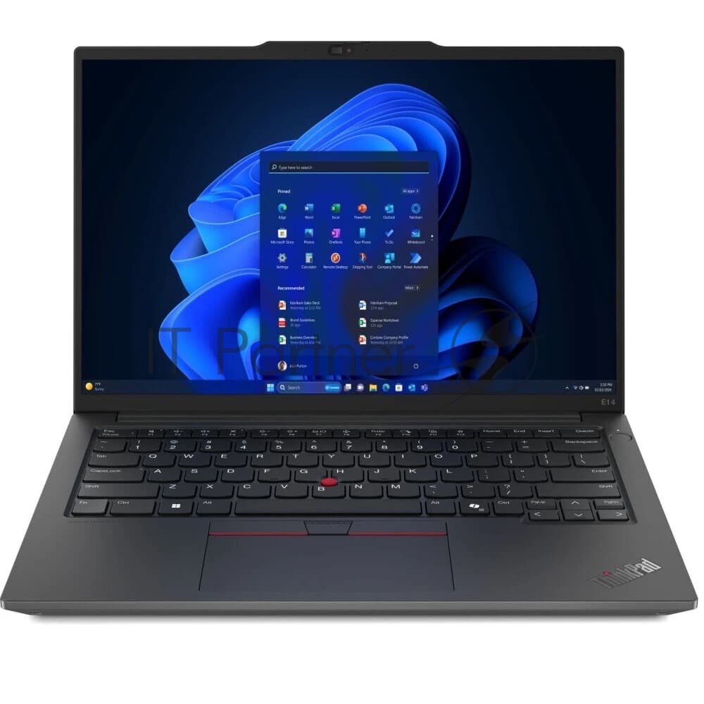 Lenovo Ноутбук Lenovo ThinkPad E14 G6/14"/IPS/Intel Core Ultra 5 125U/16Gb/512Gb SSD/Intel Graphics/без ОС/черный/1.42kg