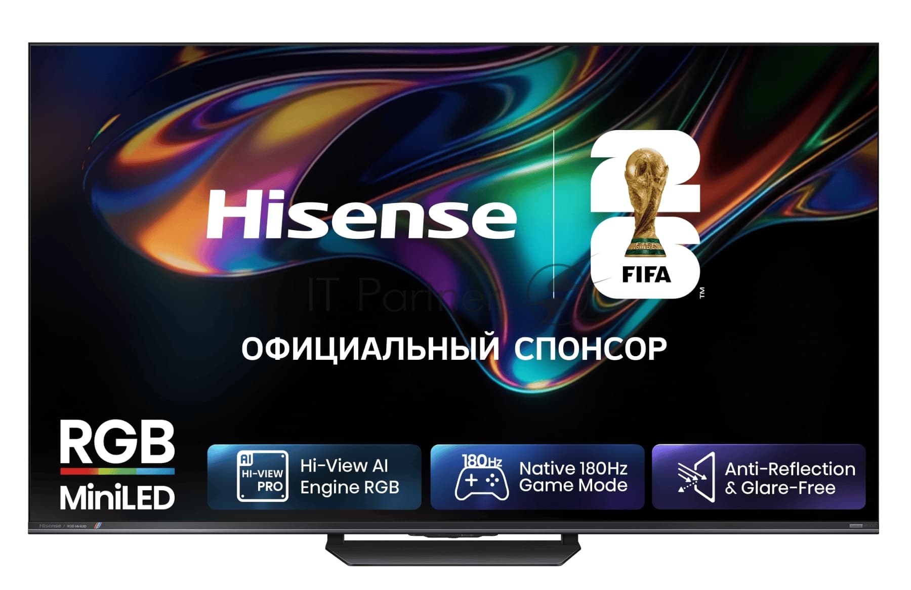 Hisense Телевизор Hisense 65" 65UR8S темно-серый RGB Mini LED 4K UHD 180Hz Smart TV