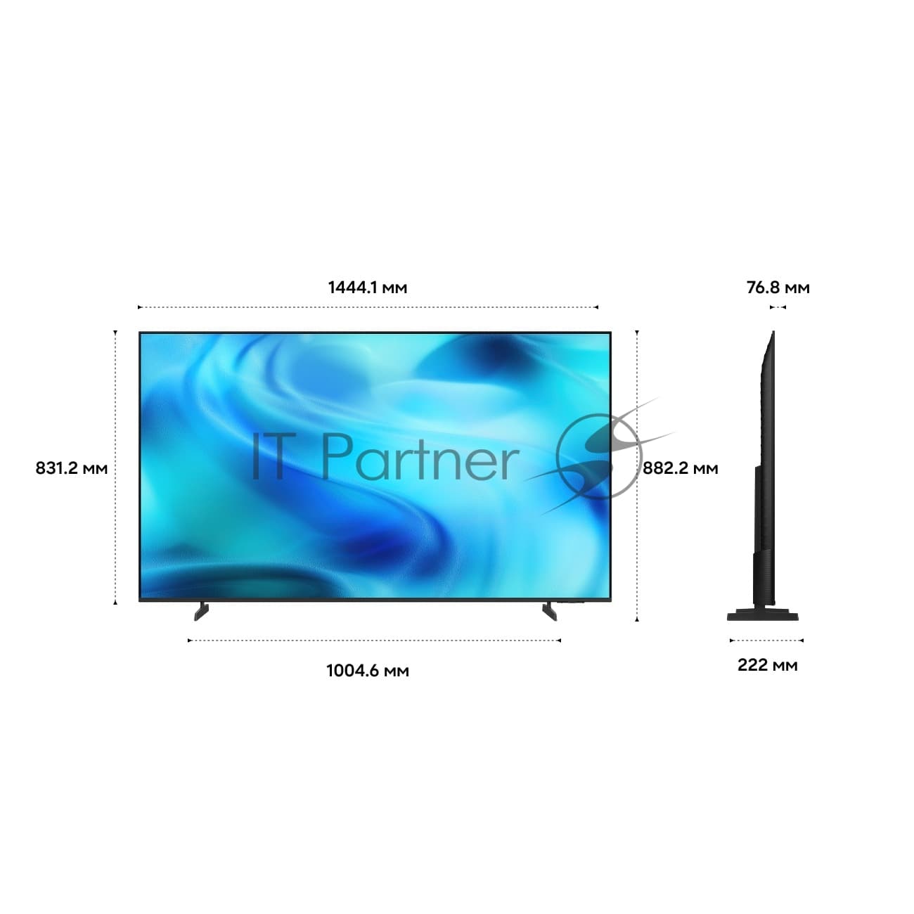 Samsung Телевизор Samsung 65" UE65U8000HUXPY черный LED UHD Smart TV Tizen