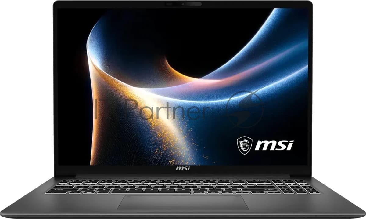 MSI Ноутбук MSI Modern 16S AI+ G3MG-012XRU/16"/OLED/Intel Core Ultra 7 355/16Gb/512Gb SSD/Intel Graphics/NoOS/серый/1.7kg