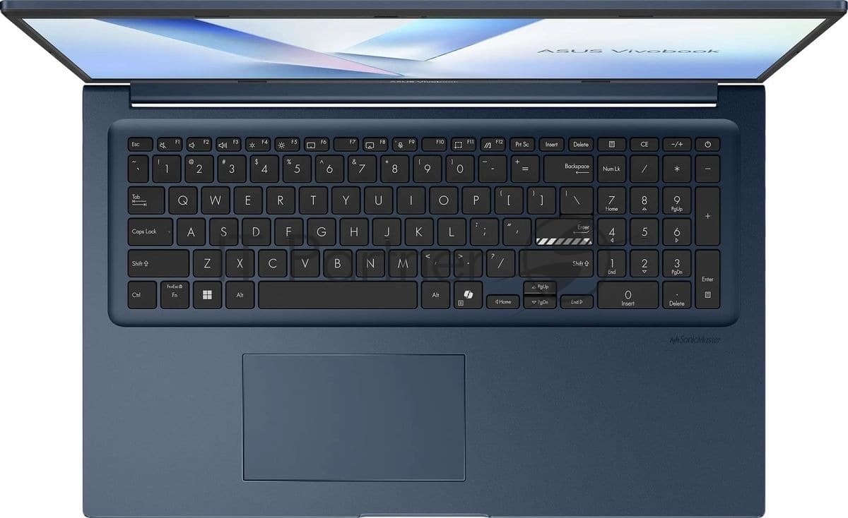 ASUS Ноутбук Asus Vivobook 17 X1704MA-AU035/17.3"/IPS/Intel Core 7 350/16Gb/512Gb SSD/Intel Graphics/без ОС/синий/2.1kg