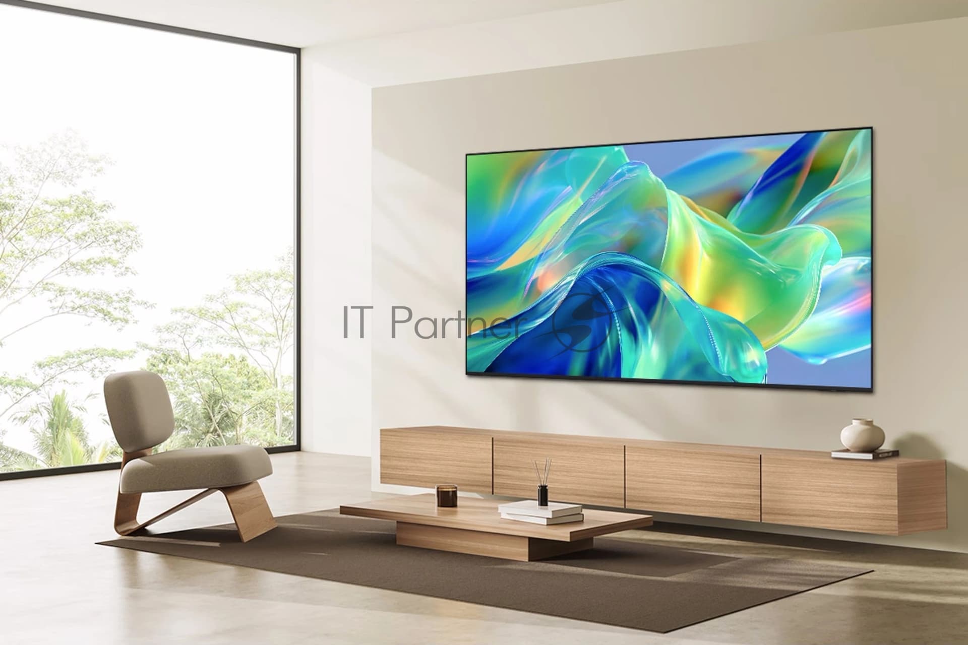 Samsung Телевизор Samsung 75" UE75M1EHAUXPY черный/титановый Mini LED UHD 60Hz Smart TV Tizen
