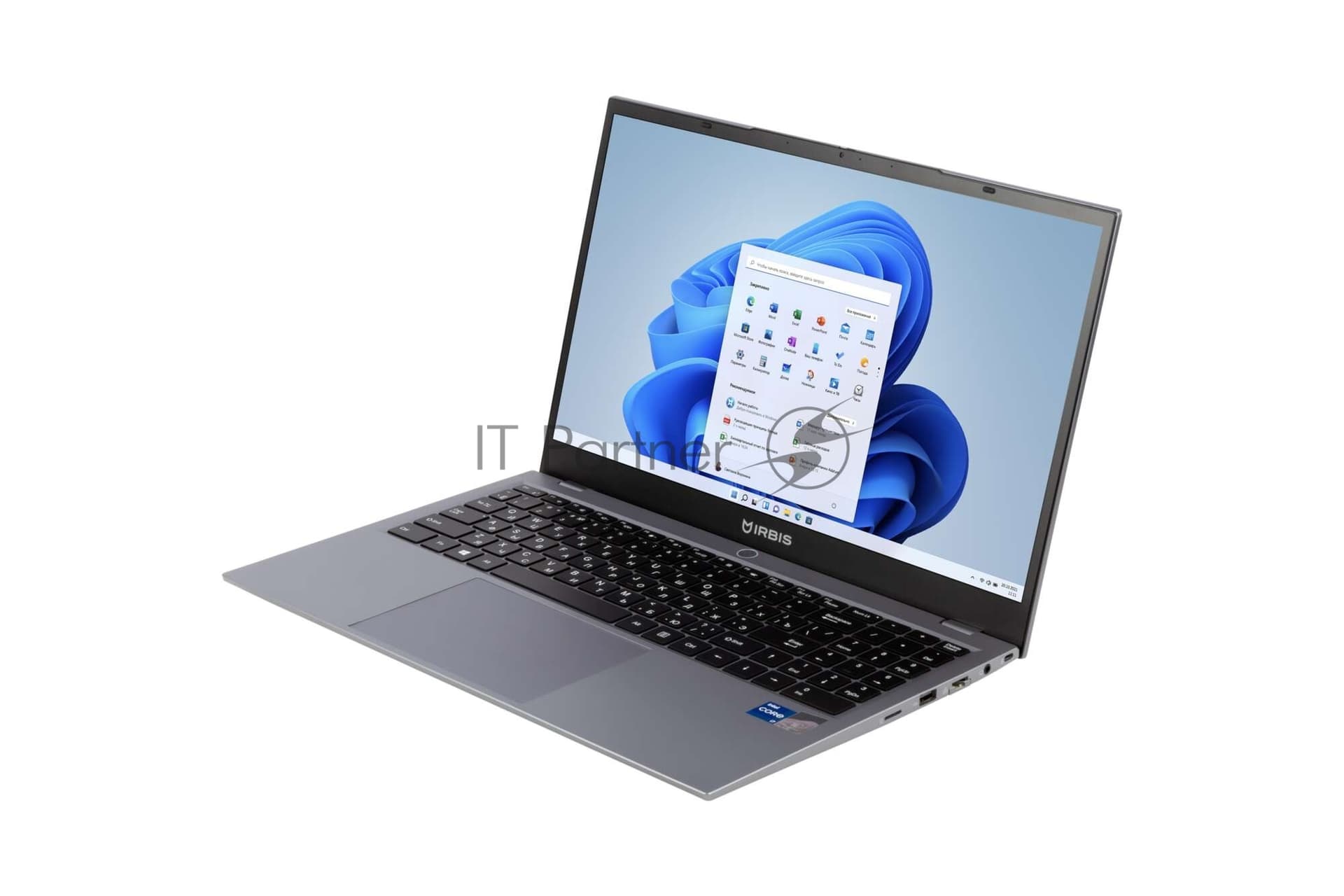 Irbis Ноутбук IRBIS SmartBook 16NBP01D/16"/IPS/Intel Core i5 13600H/16Gb/512Gb/SSD/Intel Iris Xe Graphics/Без ОС/серый/1.8kg