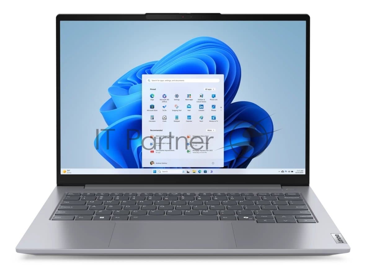 Lenovo Ноутбук Lenovo ThinkBook 14 G7 ARP/14"/IPS/AMD Ryzen 5 7535HS/16Gb/512Gb/SSD/AMD Radeon 660M/Windows 11 Pro/серый/1.38kg