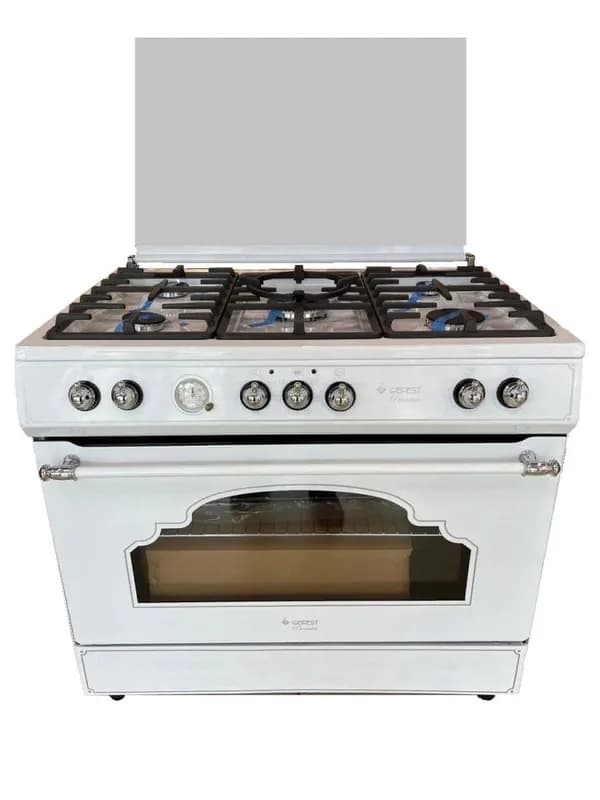 Комбинированная профессиональная плита ГЕФЕСТ OE 9850 BL 60x90 черная