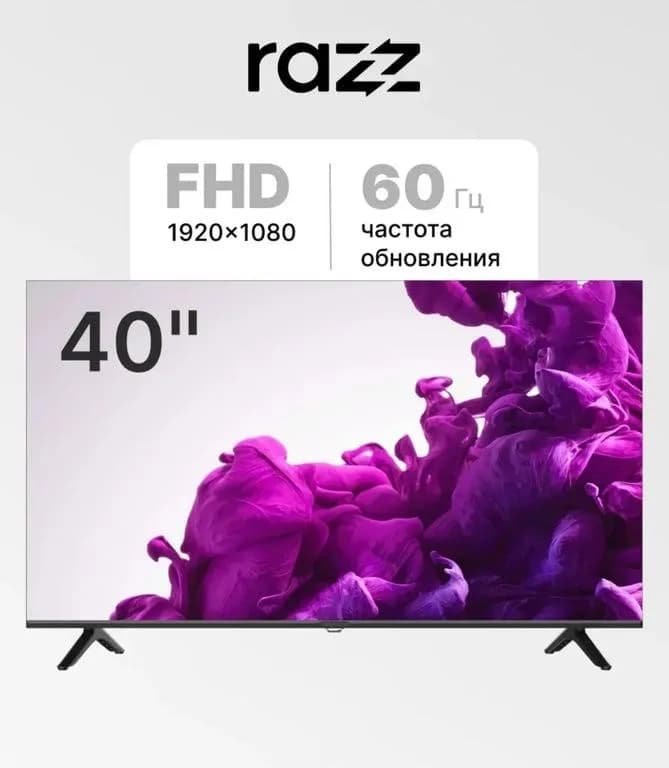 Телевизор 40" Razz W40F25F  FHD, черный