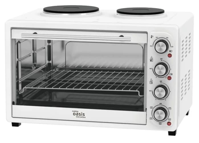 Электрическая мини-печь Oasis M-S/BL35W Белый,35л, 2эл. конфорки