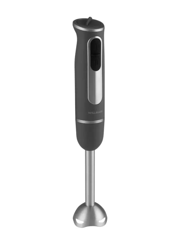 Блендер WILLMARK WHB-1270GS (700Вт.,регулятор скорости,турборежим,Soft touch, венчик,сер.) — фото 2