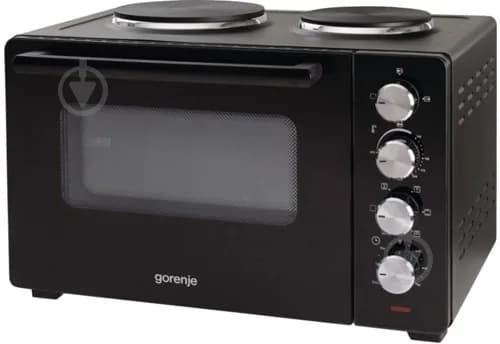 Мини-печь Gorenje OM30GBX, Гриль, Конвекция,30л, 2 эл.конфорки — фото 2