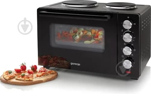 Мини-печь Gorenje OM30GBX, Гриль, Конвекция,30л, 2 эл.конфорки — фото 4