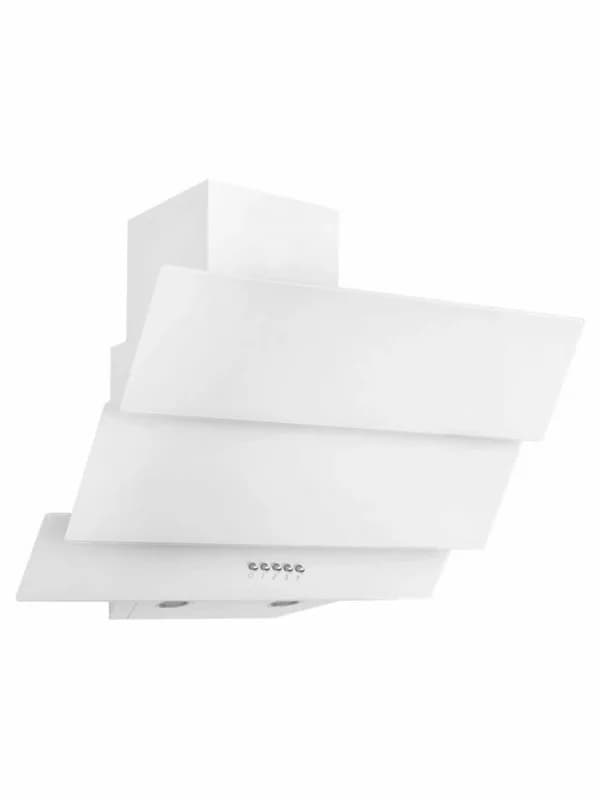 Вытяжка наклонная Oasis NS-60W (316) ,белый,стекло,500 м³/ч,