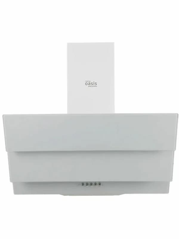 Вытяжка наклонная Oasis NS-60W (316) ,белый,стекло,500 м³/ч, — фото 2