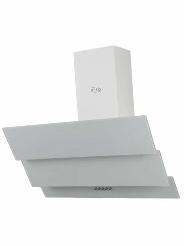 Вытяжка наклонная Oasis NS-60W (316) ,белый,стекло,500 м³/ч, — фото 5