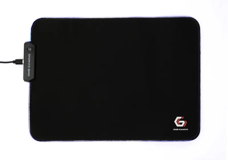 Коврик для мыши Gembird MP-LED-35-25, с подсветкой, черный, размеры 350*250*3мм
