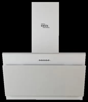 Вытяжка наклонная OASIS ND-60W (V) Белый 750 м³/ч,стекло