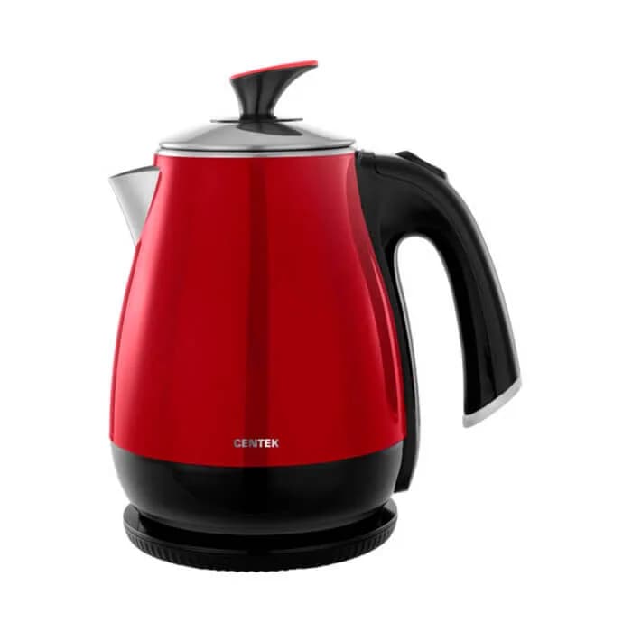 Чайник Centek CT-0007 <Red> 1.5л, 1900Вт, съёмная крышка, двойные стенки, эффект термоса.