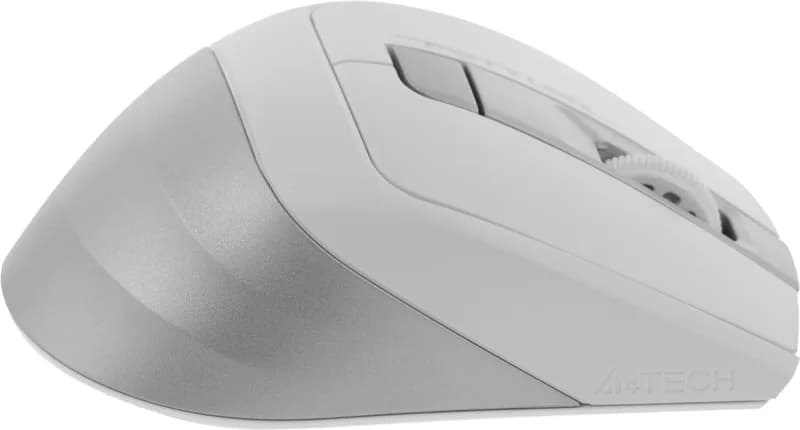 Мышь беспроводная A4Tech Fstyler FG35 серебристый/белый оптическая (2000dpi) USB (6but) — фото 5