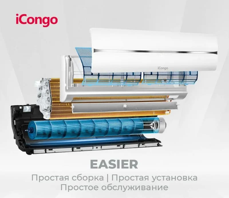 Сплит-система инвертор iCongo CS- 61 V3G -1D170A/CS-61V3G-E5 — фото 3