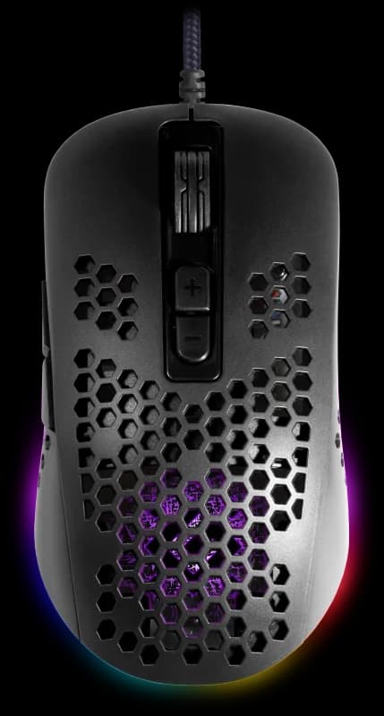 Мышь DEFENDER Shepard GM-620L, RGB, оптика, 7 кнопок, 12800dpi, USB [52620]