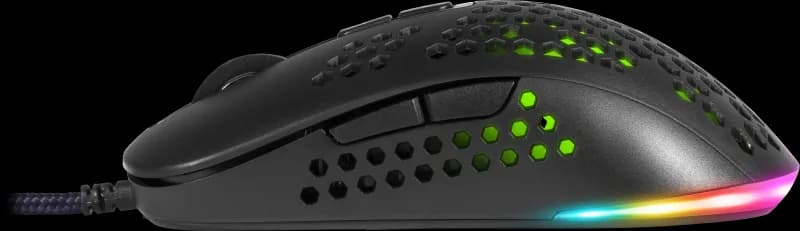 Мышь DEFENDER Shepard GM-620L, RGB, оптика, 7 кнопок, 12800dpi, USB [52620] — фото 3