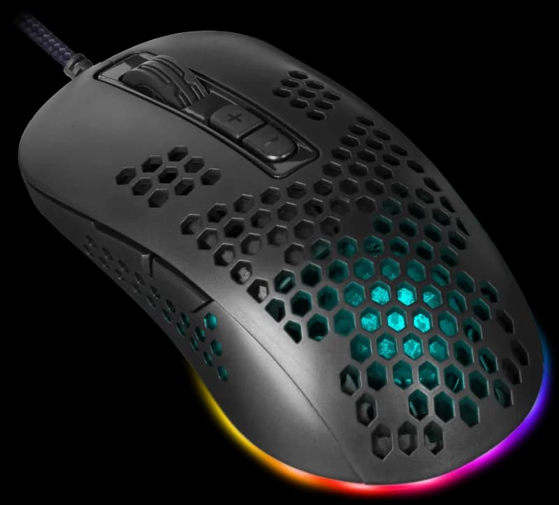 Мышь DEFENDER Shepard GM-620L, RGB, оптика, 7 кнопок, 12800dpi, USB [52620] — фото 5
