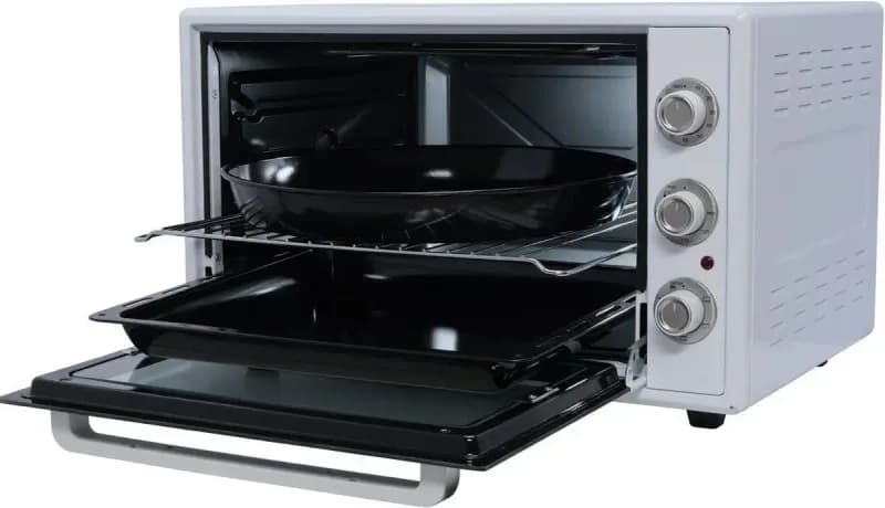 Электрическая мини-печь Oasis M-65CB2 Черный,65л,конвекция,Двойное стекло — фото 3