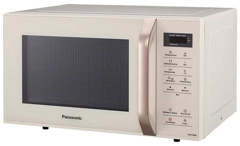 Микроволновая печь PANASONIC NN-ST 35 MKZPE бежевая — фото 2