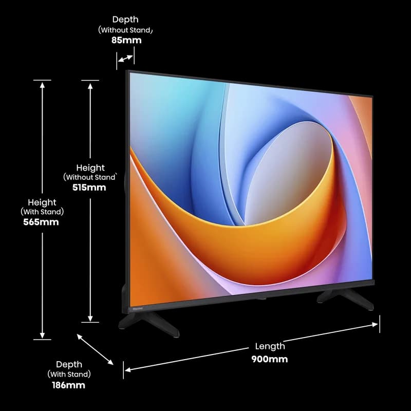 Телевизор 40" HISENSE 40 A4 Q Smart,Full HD,Wi-Fi — фото 5