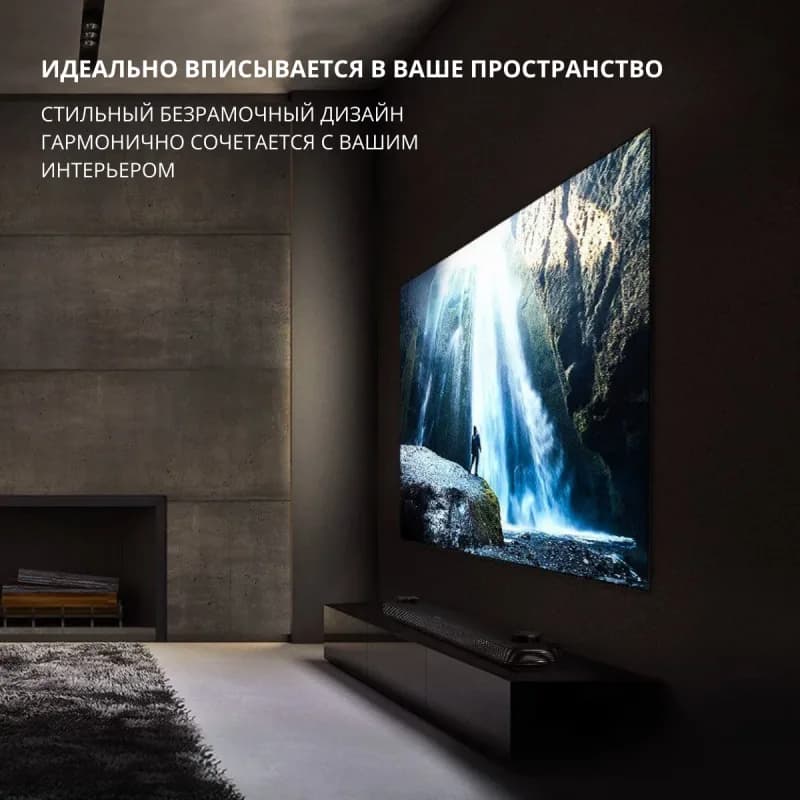 Умный телевизор  43" HOLLEBERG HGTV-LED43FHDS100T2 (SmartTV, Google, Frameless) — фото 4
