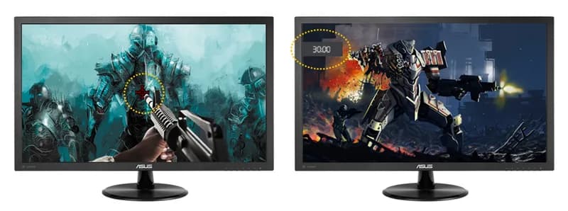 Монитор ASUS VP228DE 21.5", черный — фото 3
