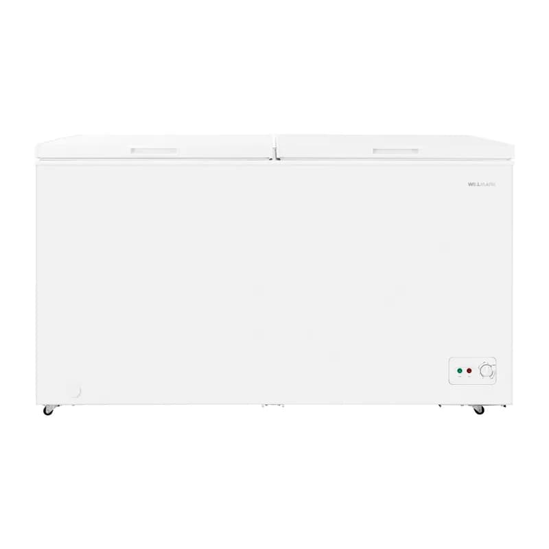 Морозильный ларь WILLMARK CF-670MDD (КОМПР.TOSHIBA, 550л,+5/-24С,A,2 двери,4 корз.гар.3 года,белый)