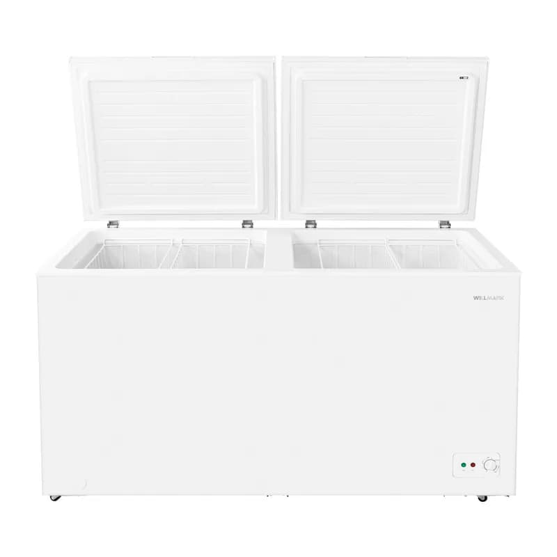 Морозильный ларь WILLMARK CF-670MDD (КОМПР.TOSHIBA, 550л,+5/-24С,A,2 двери,4 корз.гар.3 года,белый) — фото 4