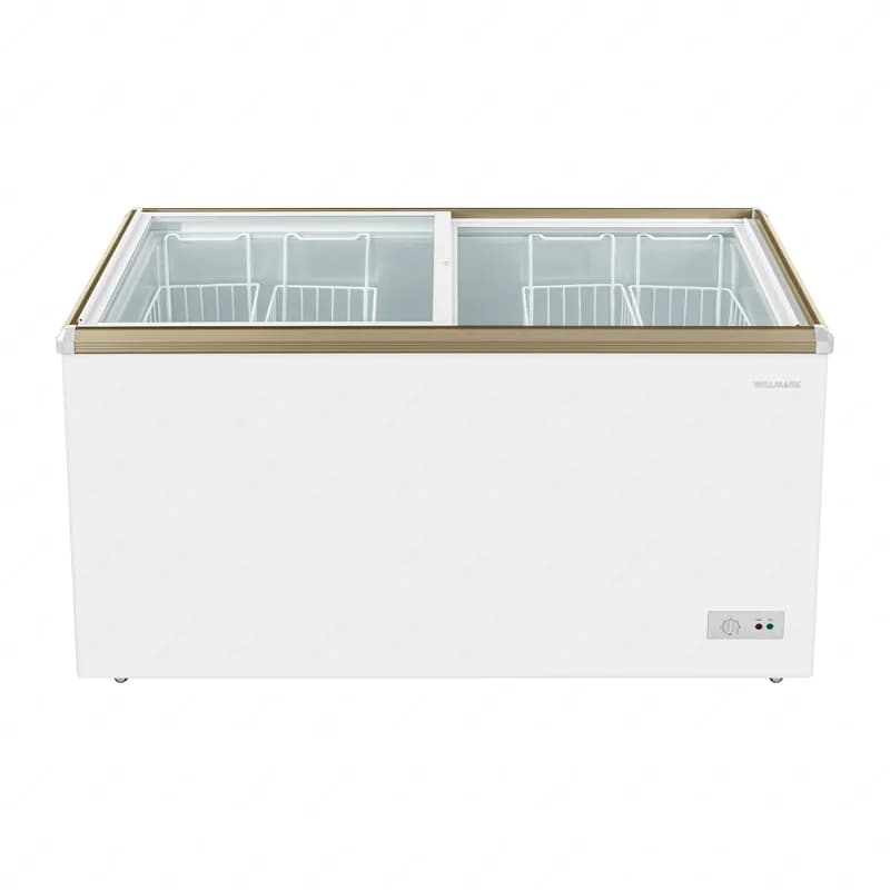 Морозильный ларь WILLMARK FSL-450X-4 (420л.,до -24С, стекл., 4 корз.,замок, белый, гар.3 года) — фото 2