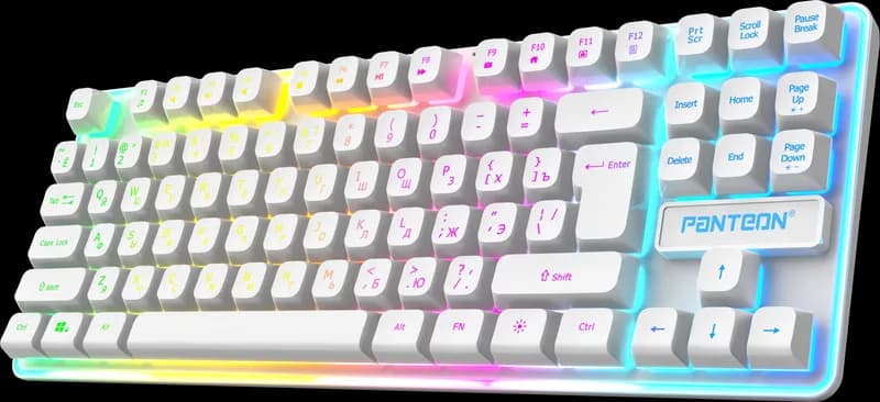 Клавиатура Jet.A PANTEON M180, мембранная с LED-подсветкой RAINBOW, черная, USB — фото 2