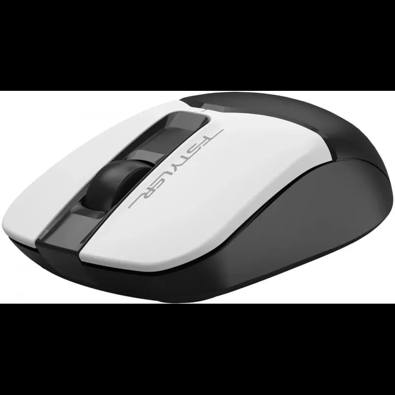 Мышь беспроводная A4Tech Fstyler FG12S Panda белый/черный оптическая silent (1200dpi) USB (3but) — фото 3