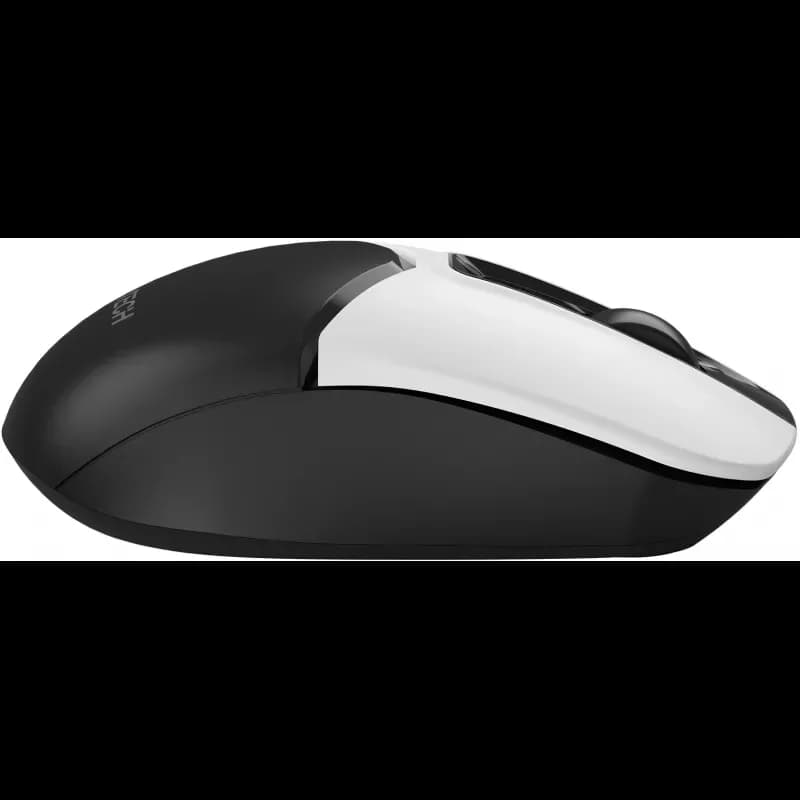Мышь беспроводная A4Tech Fstyler FG12S Panda белый/черный оптическая silent (1200dpi) USB (3but) — фото 4
