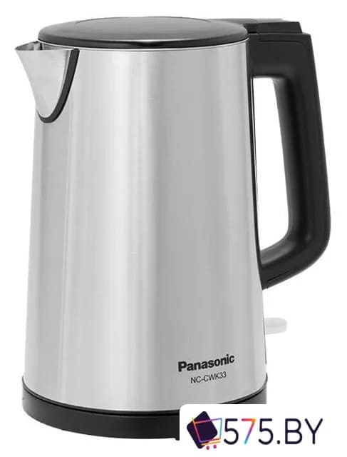 Чайник электрический Panasonic NC-CWK33, 1.5л, металл/пластик
