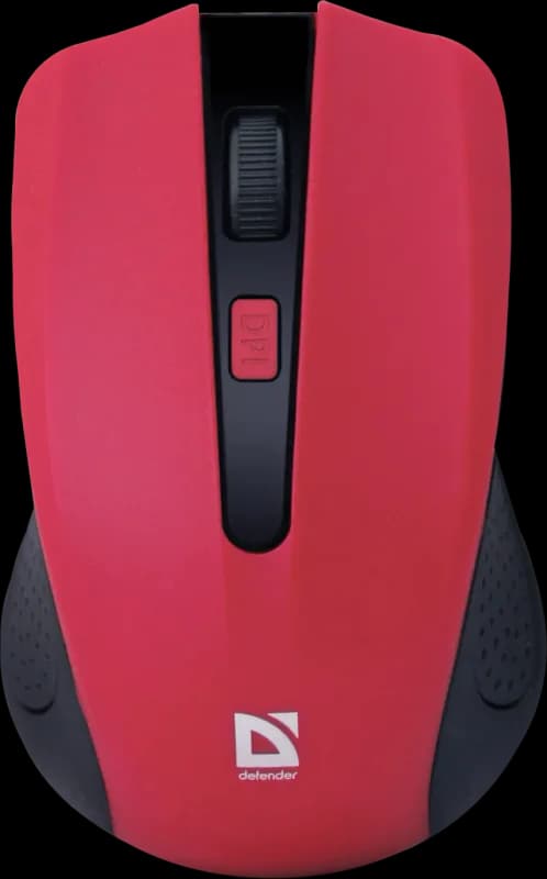 Мышь беспроводная DEFENDER Accura MM-935 красный, USB [52937] — фото 2