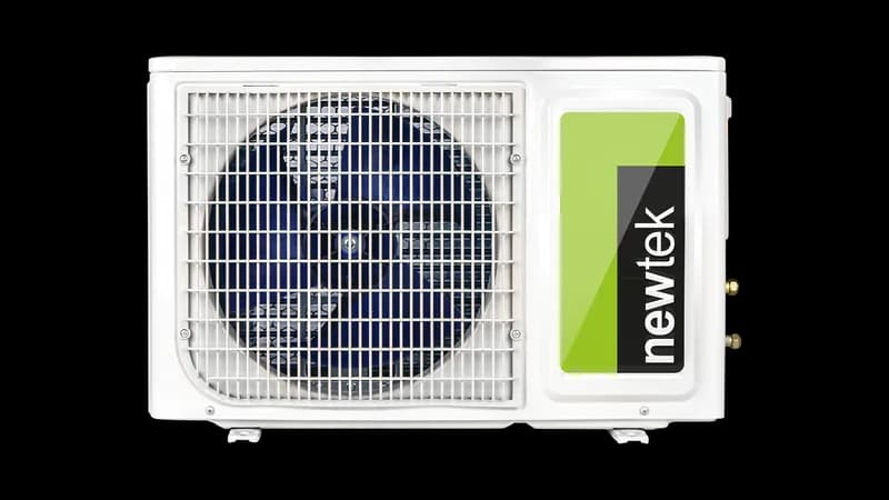 Сплит-система Newtek с <3515/3660W> черный, скрытый LED дисплей, Golden Fin, компрессор GMCC — фото 2