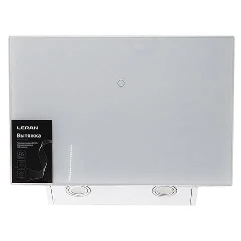 Вытяжка наклонная Leran RH 6525 WG, белый 233 Вт