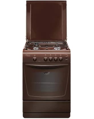 Газовая плита GEFEST 1200-С6 К19 коричневая,с металлической крышкой
