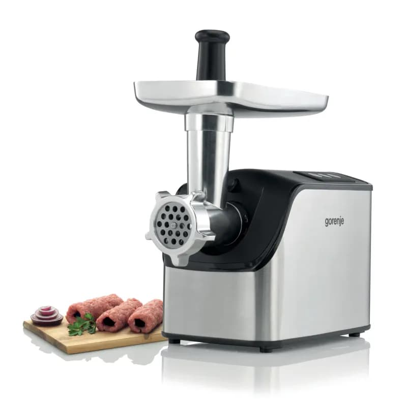 Мясорубка Gorenje MG2202XE, нержавеющая сталь / черный — фото 3