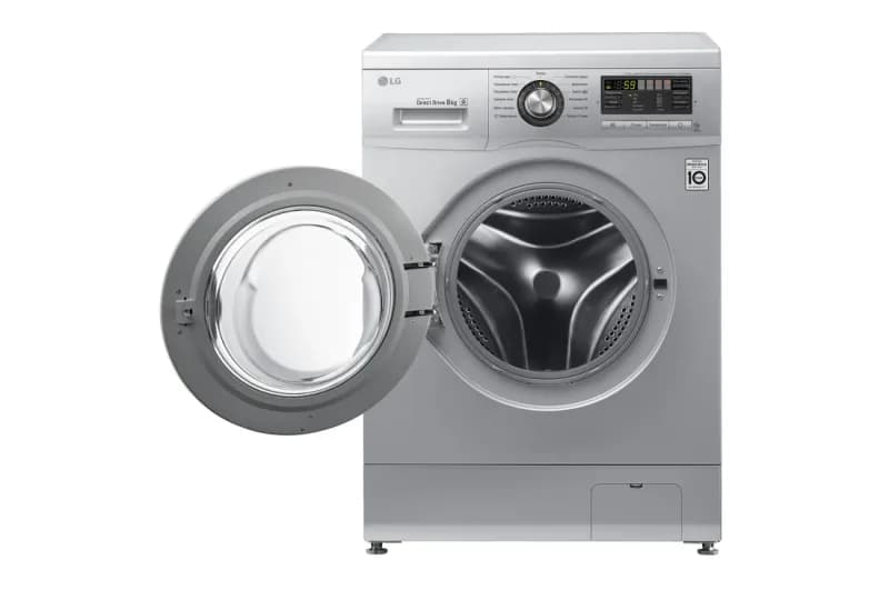 Стиральная машина LG F1296TD4 8кг, 1200об/мин,серебристый — фото 4