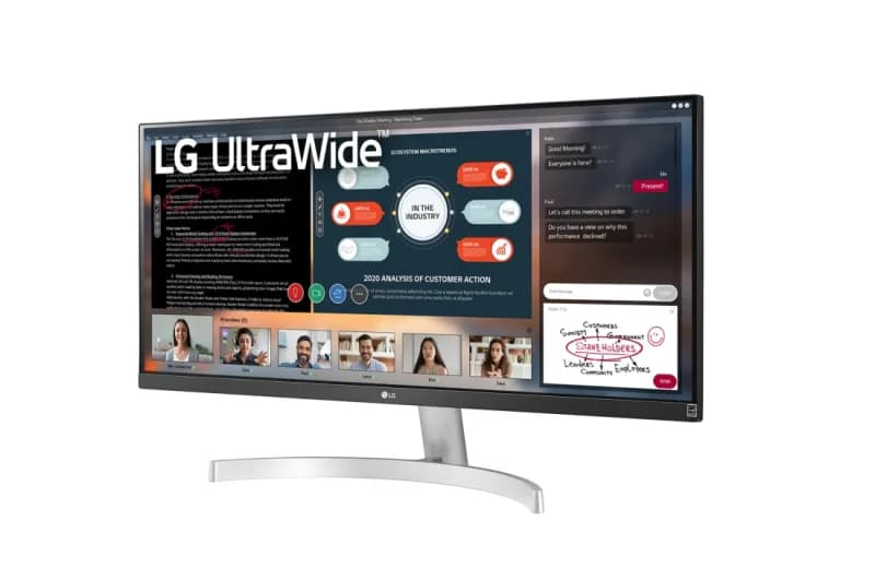 Монитор LG UltraWide 29WN600-W 29", белый — фото 2