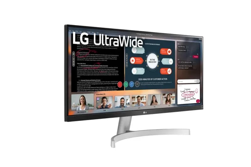 Монитор LG UltraWide 29WN600-W 29", белый — фото 4