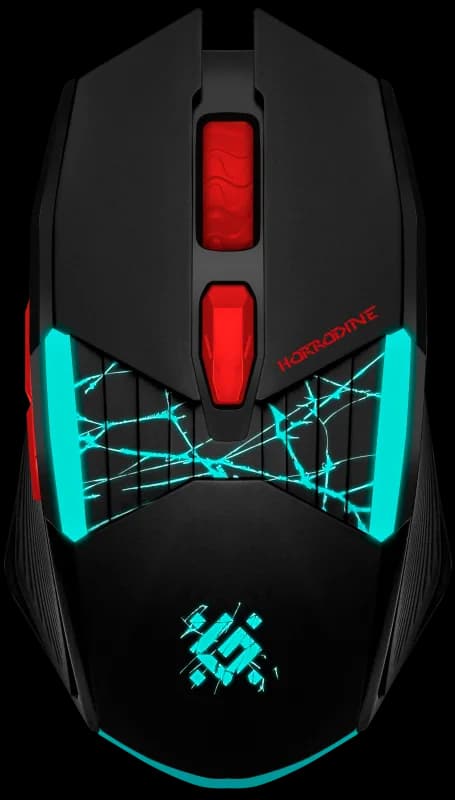 Мышь беспроводная DEFENDER Horrodine GM-237, черный, USB [52237]