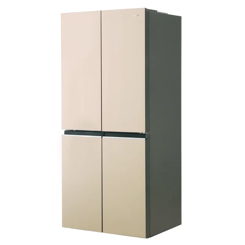 Холодильник Centek CT-1745 NF Beige Glass total NF <503л (186л/317л)> 853х694х1775мм, Стекло, 4 дв — фото 2