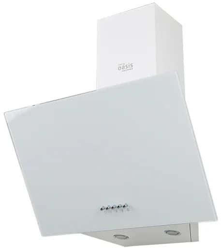 Вытяжка наклонная OASIS NP-50W (316) Белый ,500 м³/ч,115 Вт — фото 4