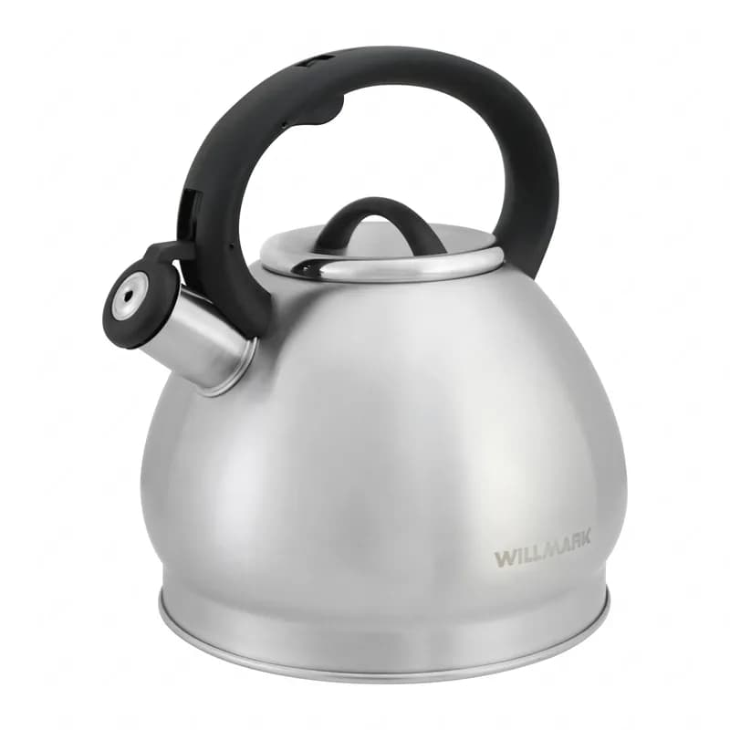 Чайник WILLMARK WTK-4221SS (Красный) (3,5л, со свистком, нейлоновая ручка,техн. Easy spout open) — фото 4
